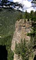 Spahats Falls Viewpoint, Wells Gray Park, British Columbia, Canada CM11-08 